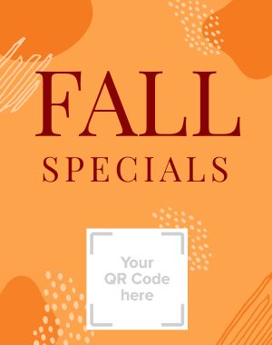 Orange QR Fall Poster