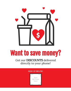 Discount QR Flyer