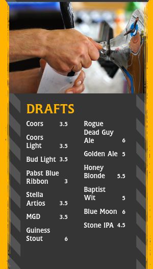 Game Day Deals Vertical Digital Menu Board