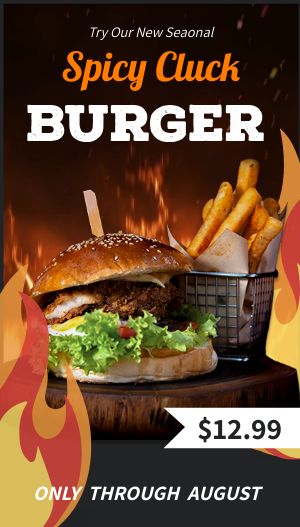 Game Day Deals Vertical Digital Menu Board