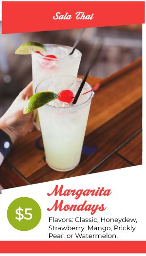 Game Day Deals Vertical Digital Menu Board