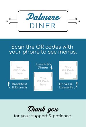QR Codes Table Display