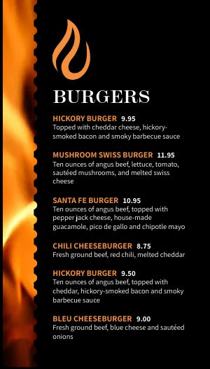 Game Day Deals Vertical Digital Menu Board