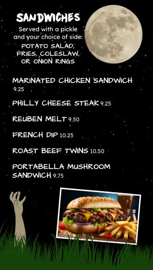Game Day Deals Vertical Digital Menu Board