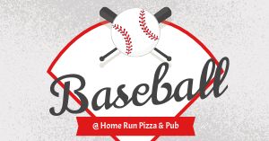 Pizza Baseball Facebook Post