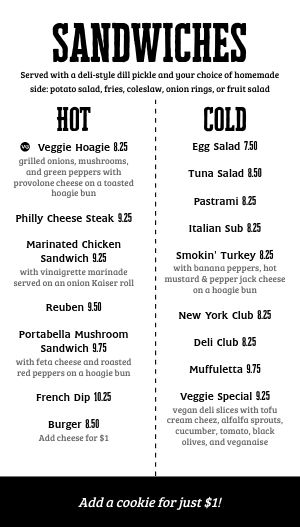 Game Day Deals Vertical Digital Menu Board